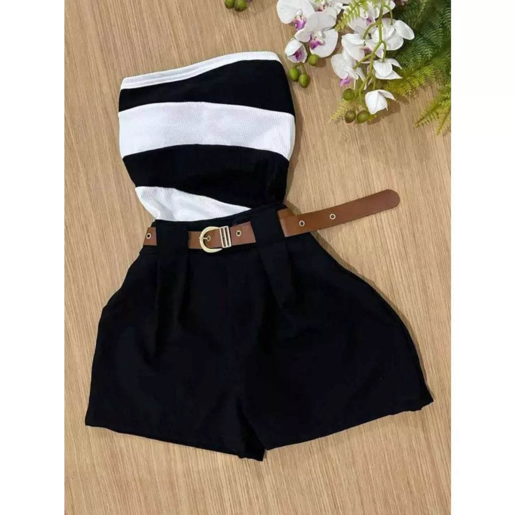 Conjunto Fany - Short e Cinto + Body Anaruga
