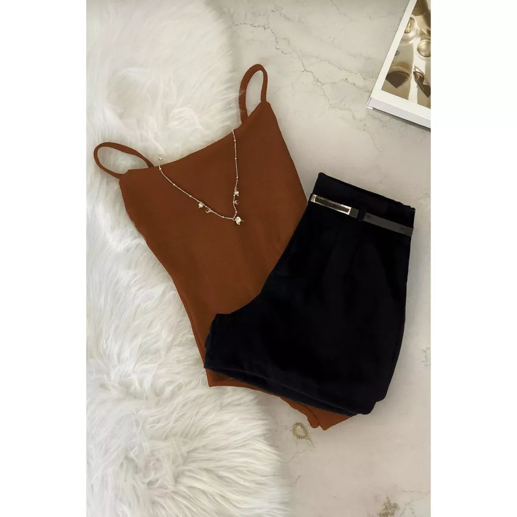 Conjunto Body Alcinha e Short